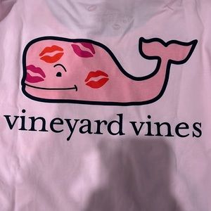 Vineyard Vines Pink Valentines Day Long Sleeve Shirt